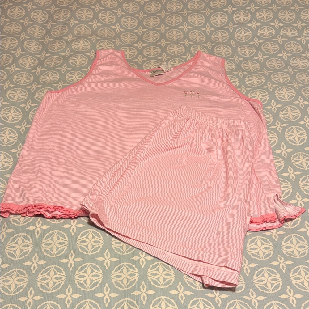 Vintage cotton summer pajamas